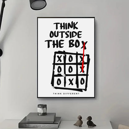 Motivational Discipline Canvas Poster Wall Art Print