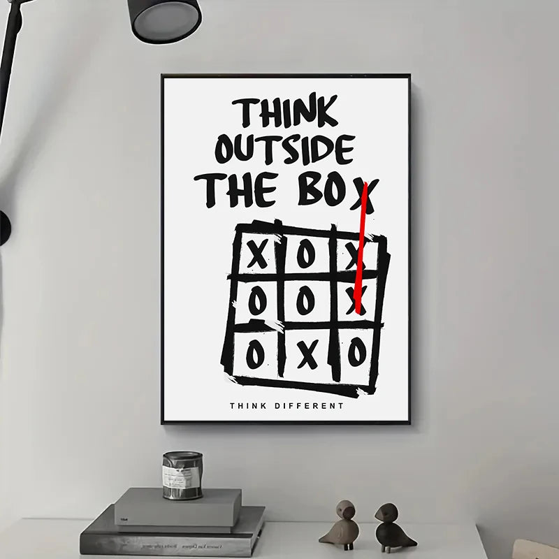 Motivational Discipline Canvas Poster Wall Art Print